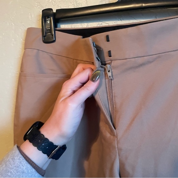 Express Camel Editor Slacks Trousers - Picture 5 of 9
